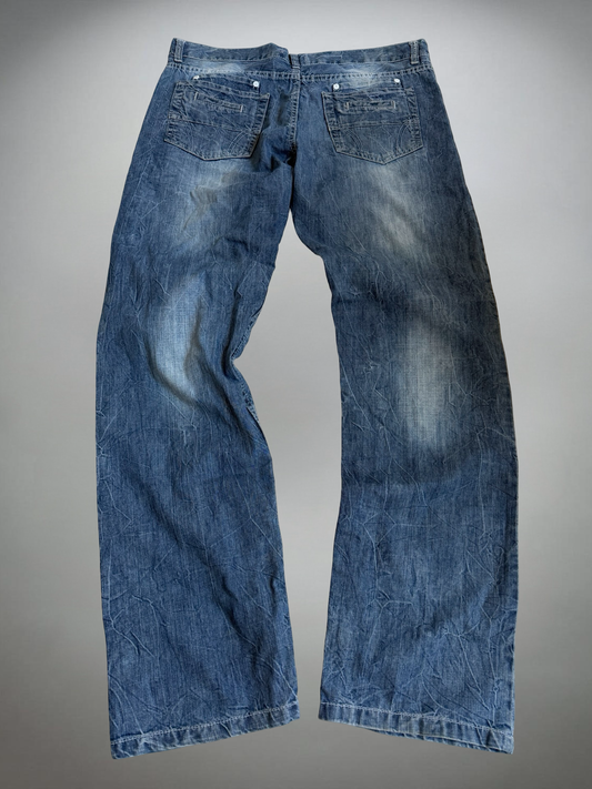 Vintage Straight washed Jeans (L)