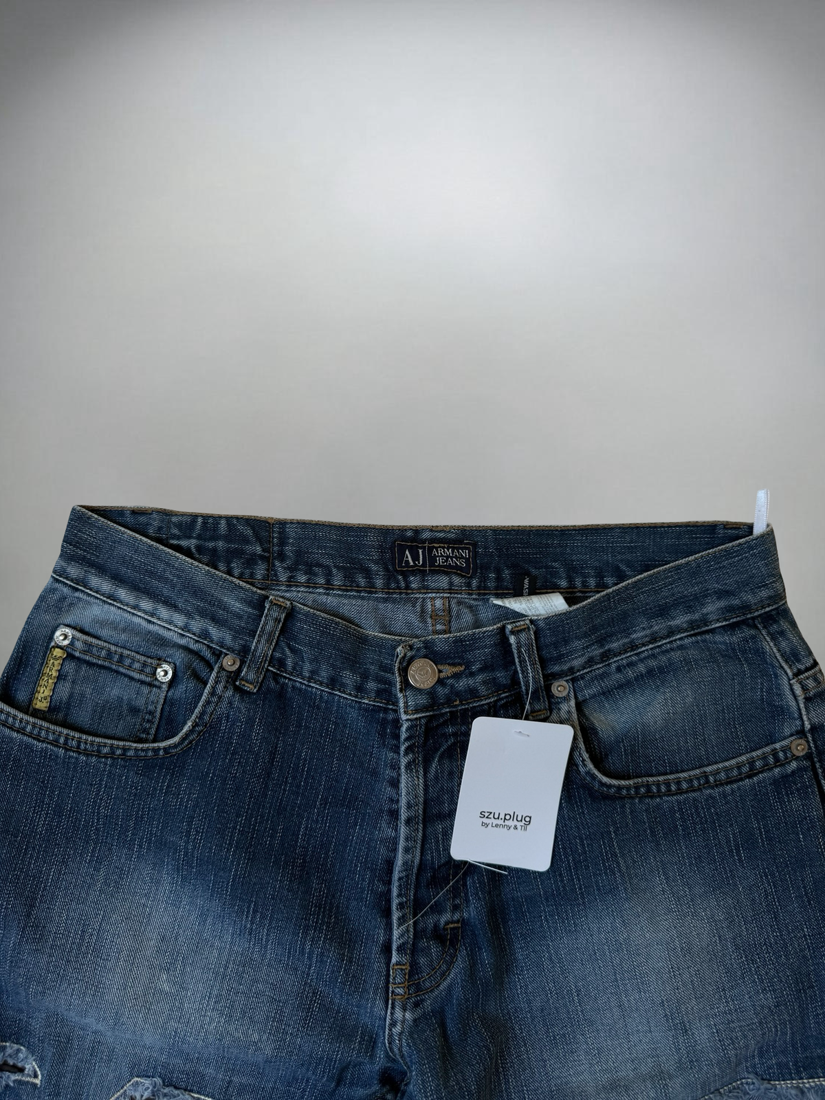 Vintage Armani Print Jeans (S-M)