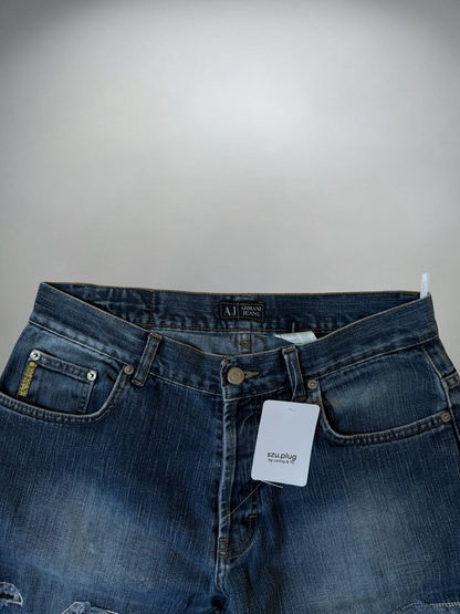 Vintage Armani Print Jeans (S-M)