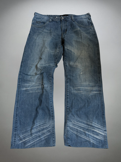 Vintage Straight washed Jeans (M-L)