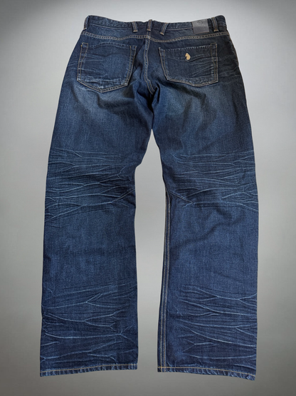 Vintage Baggy Washed Jeans (L)