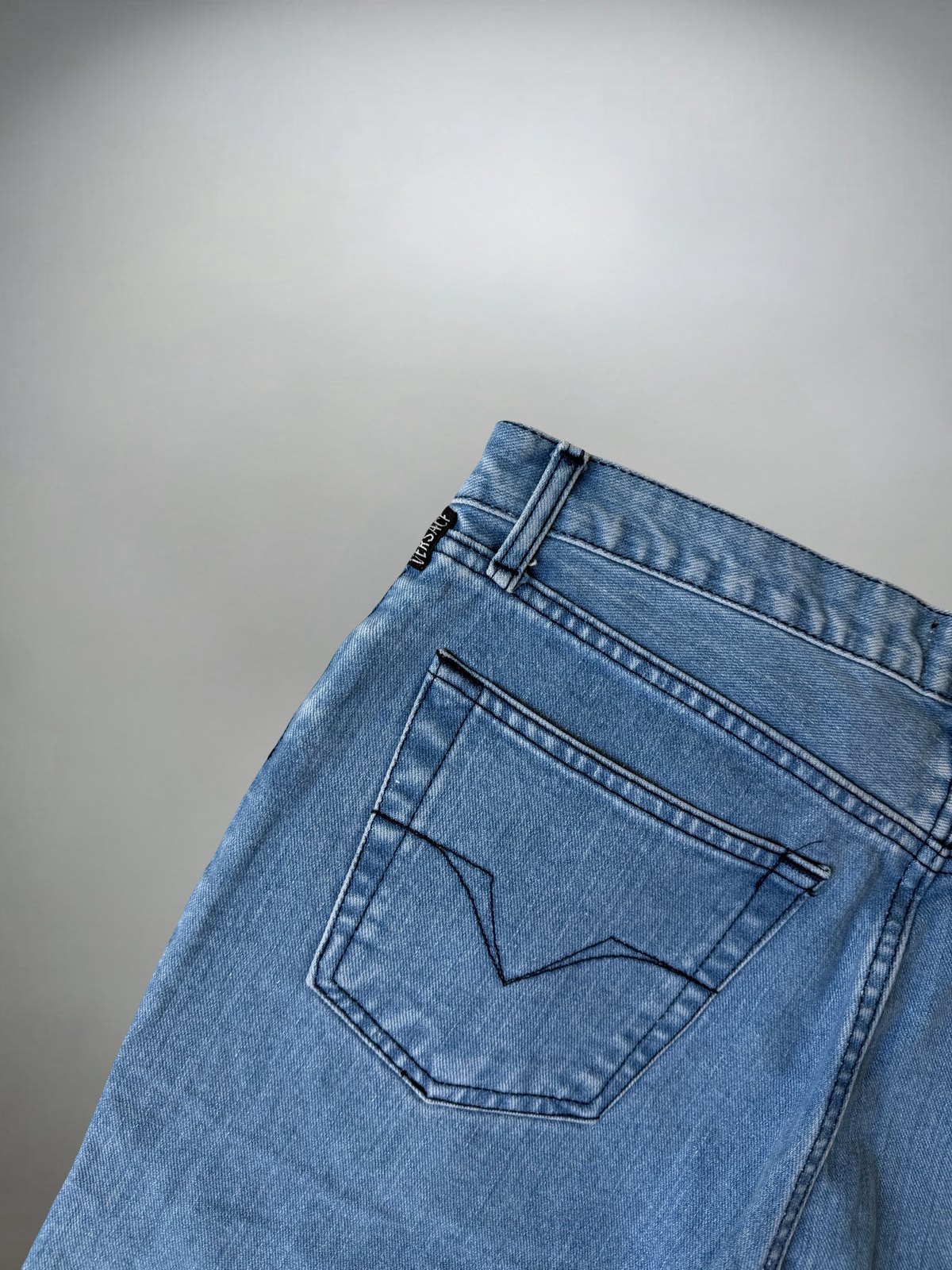 Vintage Versace Big Print Jeans (S-M)