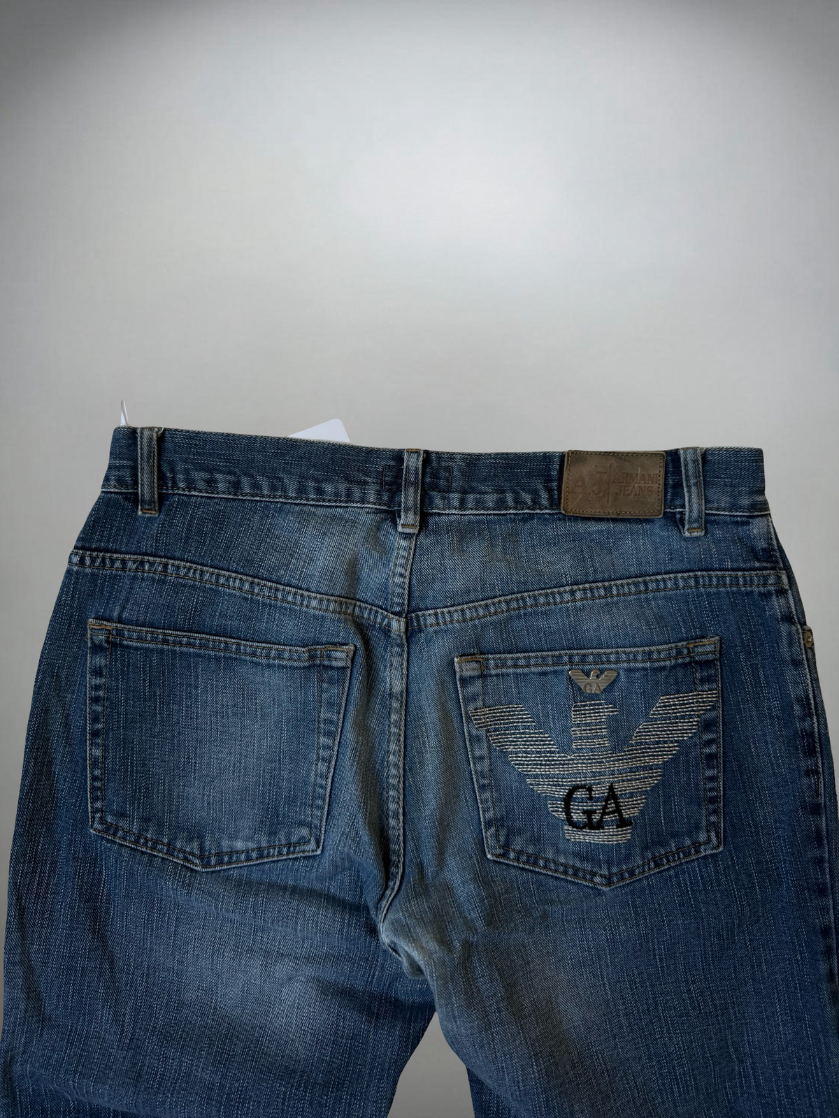 Vintage Armani Print Jeans (S-M)