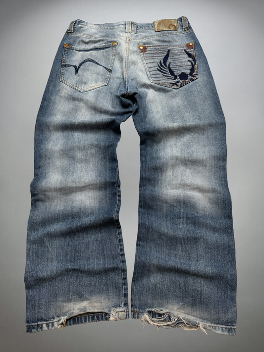 Vintage washed Jeans (L)