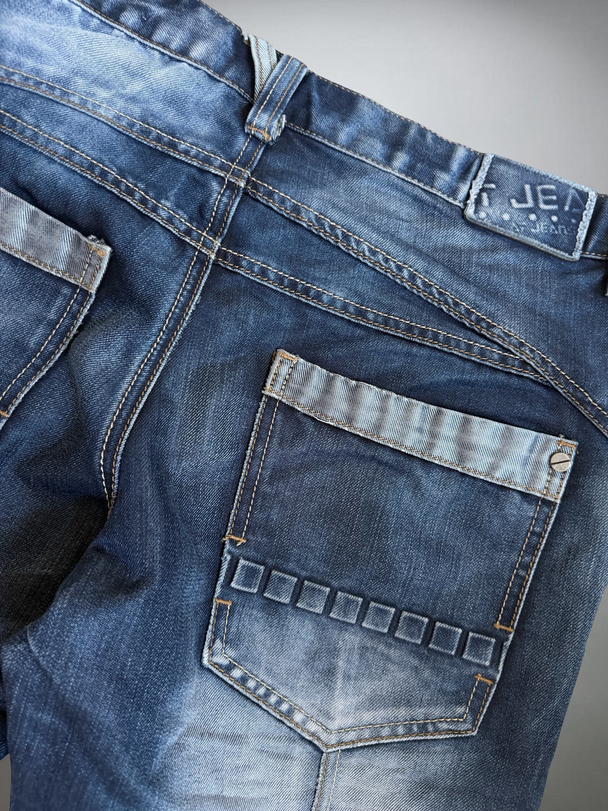 Vintage Bootcut detailed Jeans (S-M)
