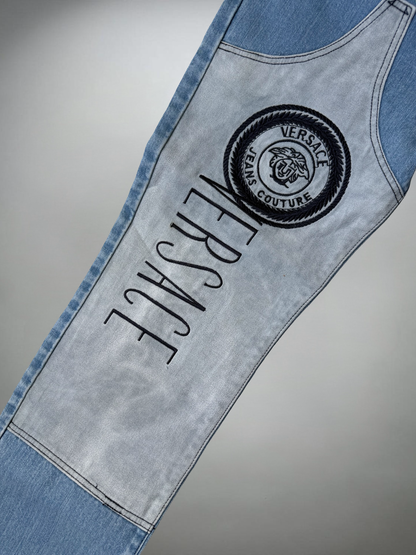Vintage Versace Big Print Jeans (S-M)