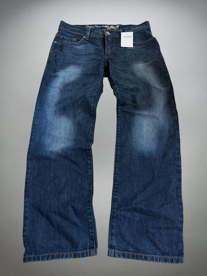 Vintage Straight Washed Jeans (S-M)