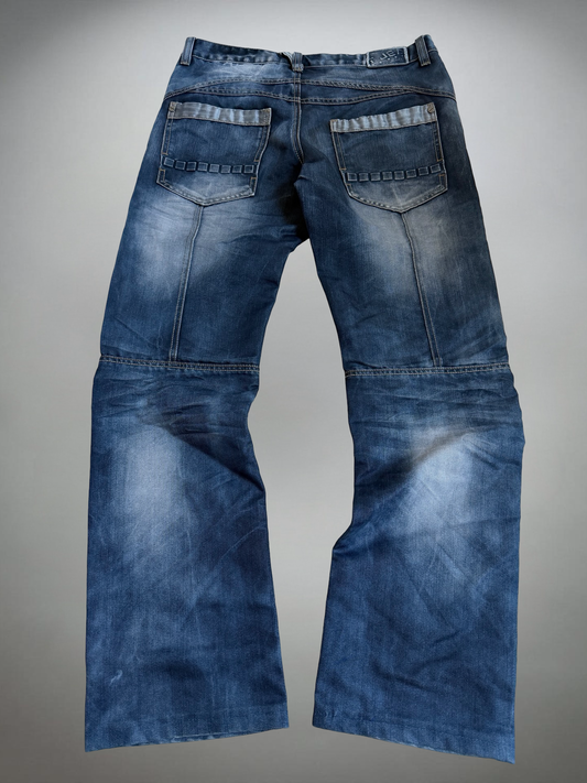 Vintage Bootcut detailed Jeans (S-M)