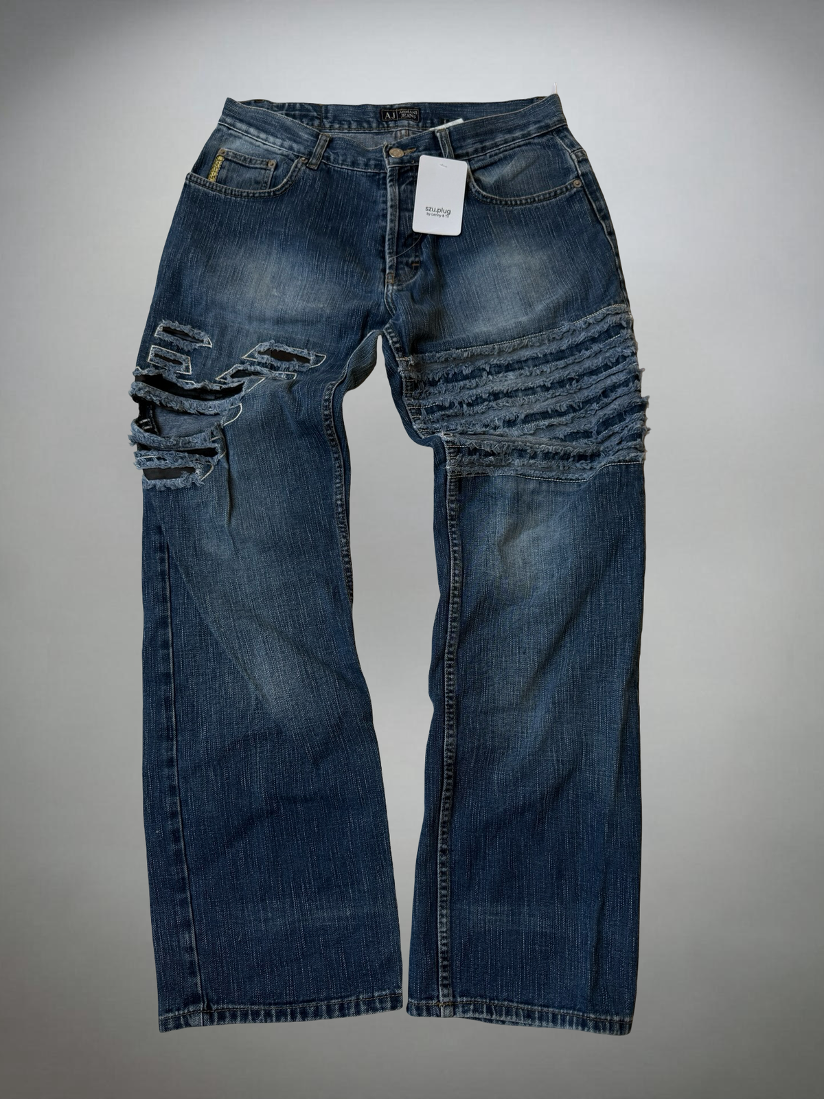 Vintage Armani Print Jeans (S-M)